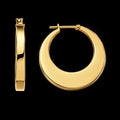 Aura Flat Hoops